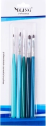 Profesionální sada štětců na nehty BLING – 5 ks