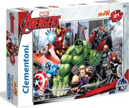 Puzzle CLEMENTONI Avengers Připraveni k boji MAXI 104 dílků