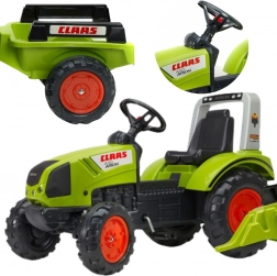 Šlapací traktor CLAAS s přívěsem od 3 let FALK