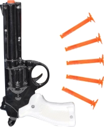 Pistole na šipky s přísavkami 21 cm – sada pro děti