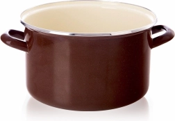 Smaltovaný hrnec brown 26 cm, 6,5 l