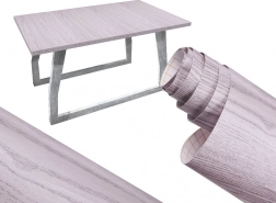 Samolepicí dekorační fólie dub stříbrno-šedý 1,22 × 50 m