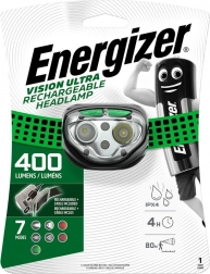 čelovka energizer vision ultra nabíjecí 400 lm