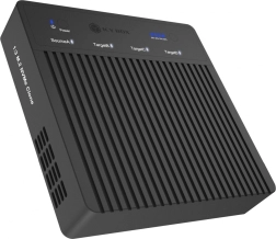 Duplicátor USB4 4-bay pro NVMe M.2 SSD s klonováním 1:3