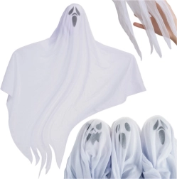 Ruhhy závěsní duchové na Halloween 75 cm - 3 kusy