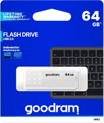 USB flash disk GOODRAM UME2 64 GB bílý