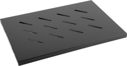 Police do 19" rackových skříní 1U, 450 mm, černá