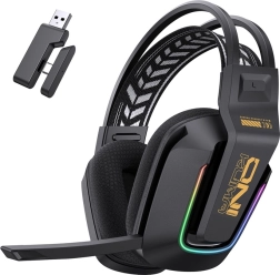 Herní bezdrátová sluchátka Onikuma GT828 s RGB a 2,4 GHz/Bluetooth