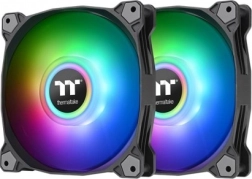 Ventilátor Thermaltake Pure Duo 12 ARGB Sync Radiator - 2 balení černý