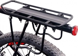 Černý Kovový Nosič na Kolo TRIZAND