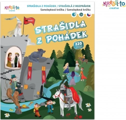 Strašidla z pohádek – samolepková knížka