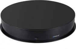 Elektrický otočný stolek Puluz s displejem 30 cm USB černý