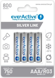 Nabíjecí baterie AAA 800 mAh – 4 ks