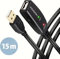 Aktyvní USB 2.0 prodlužovací kabel AXAGON ADR-215 15m