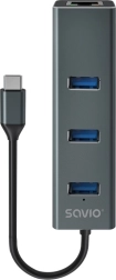 USB-C adaptér Hub Savio