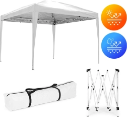 Zahradní nůžkový stan 3×3 m pro zahradu a terasu MultiGarden – Bílá