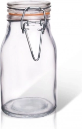 Skleněná zavařovací dóza s klipem 200 ml