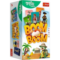 Boom Boom Rodina Treflíků – rychlá postřehová karetní hra se zvonkem