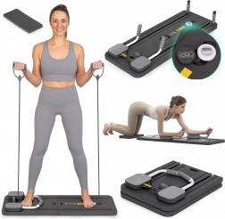 Skládací pilates board s LCD časovačem a expandéry ModernHome