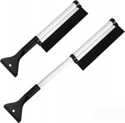 Teleskopická škrabka a kartáč na sníh na autoskla