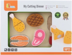 Dřevěná sada Na krájení - maso