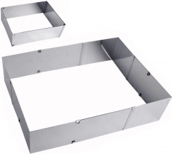 Regulovatelná ocelová forma na pečení 24–46 × 20–38 cm