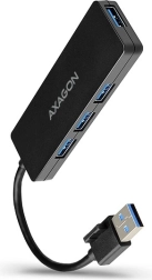 Axagon HUE-G1A tenký 4portový USB hub 3.2 Gen 1 s kabelem USB-A 14 cm