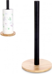 Kovový stojan na papírové utěrky černý 32,5 cm