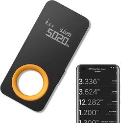 Chytrý laserový dálkoměr Hoto s Bluetooth a OLED displejem 30 m