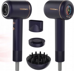 Vysoušeč vlasů 3v1 s ionizací a regulací, 1600 W WEBBER