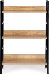 Police z MDF a kovovým rámem loft, 3 patra ModernHome