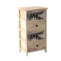 Komoda ZOFIA se 4 zásuvkami 40 × 29 × 73 cm