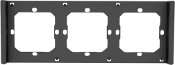 Rámeček pro přepínač SONOFF M5 80 trojitý šedo-černý