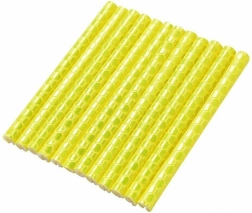 Reflexní trubičky na paprsky 3M žluté, sada 12 ks