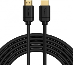 Baseus kabel HDMI 2.0 4K 60 Hz, 3D, HDR, 18 Gb/s, 5 m – Černá