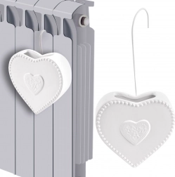 Keramický zvlhčovač na radiátor ve tvaru srdce 200 ml
