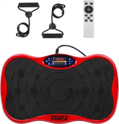 Vibrační plošina Renew Force s Bluetooth a odporovými gumami
