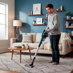 Tyčový vysavač 3v1 600 W s kabelem a cyklonovou filtrací