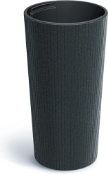 Květináč Lamia Slim Eco Wood antracit