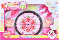 Sada na krájení dortu s nádobím pro děti