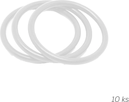 Záclonové kroužky z UH (polyethylen) 3,4 cm, 10 ks