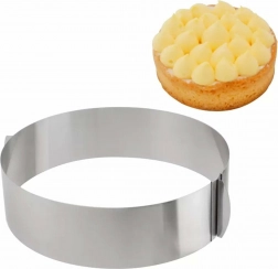 Nastavitelný ráfek na pečení 8 cm z nerezové oceli