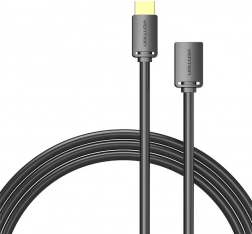 Prodlužovací kabel HDMI 2.0 samec–samice Vention 2 m, 4K 60 Hz, černý