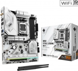 Bílá základní deska B650 Steel Legend WiFi AM5 ATX