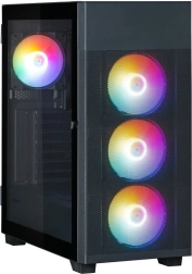 PC skříň S5 NEO Black ATX Mid Tower s FRGB ventilátory