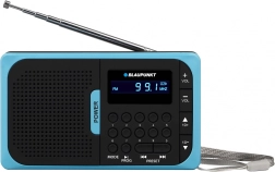 Kapesní rádio BLAUPUNKT PR5BL s FM, USB a microSD