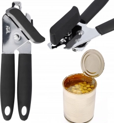 Ruční nerezový otvírák na konzervy s ergonomickými rukojeťmi