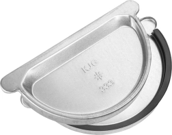 Čelo okapového žlabu 330 mm s gumovým těsněním, pozink