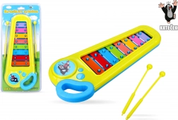 Dětský xylofon s motivem KRTKA 33,5 × 14 cm