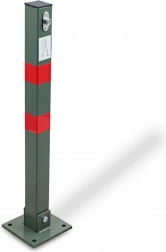 Skládací parkovací sloupek se zámkem 65 cm